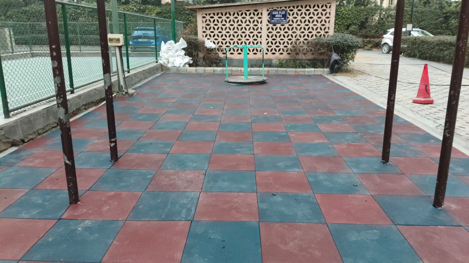 Gym flooring installation project for modern fitness centre