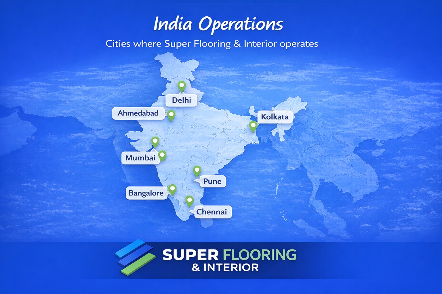 Cities where SUPER FLOORING AND INTERIOR has projects