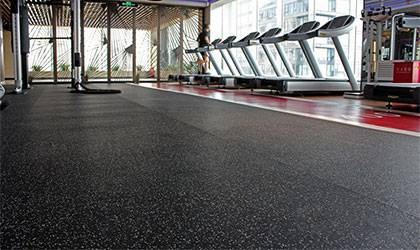 Rubber Flooring Applications